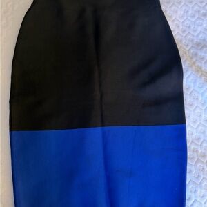 BCBG Max Azria Black and Blue Women's Skirt